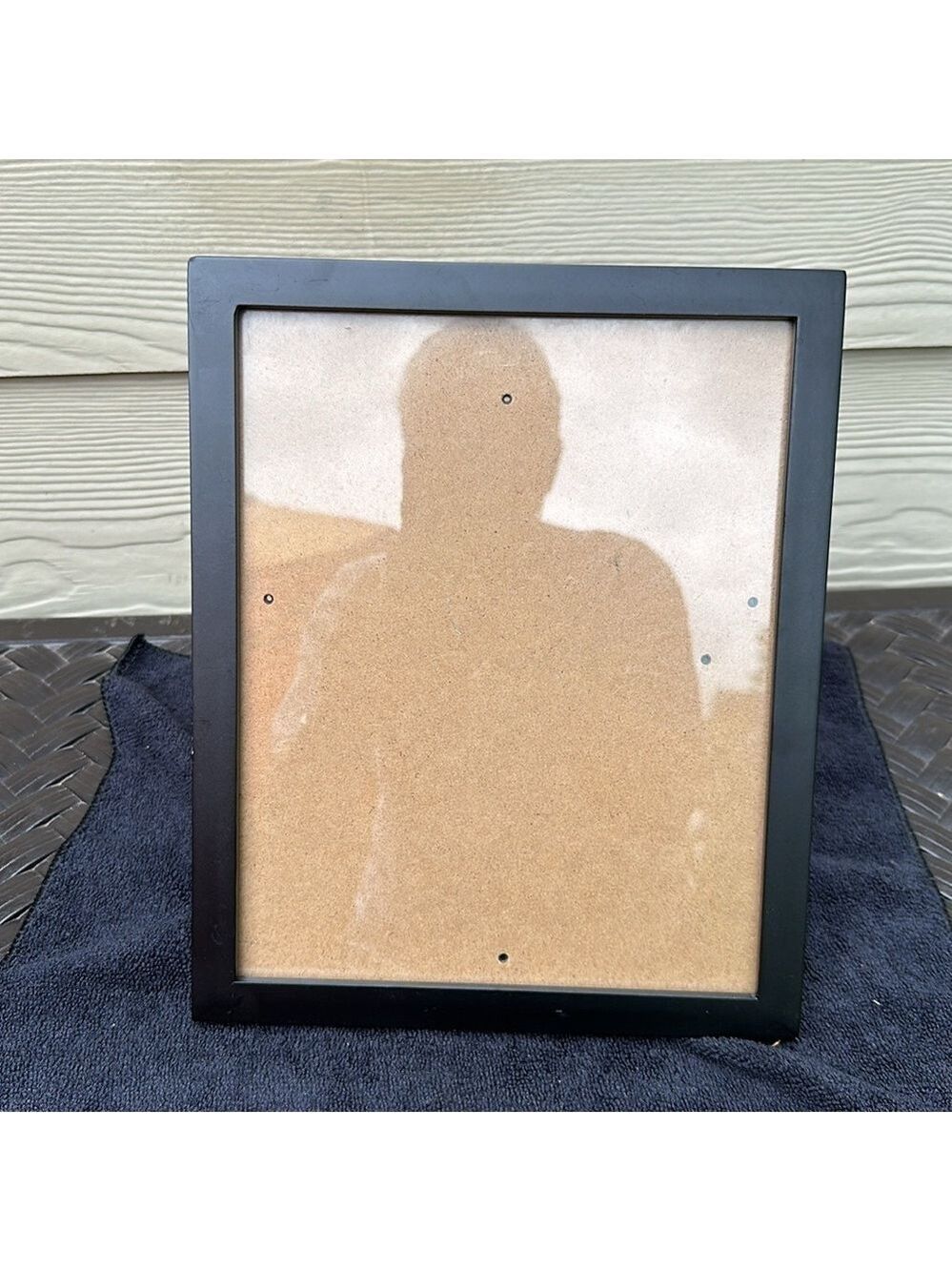 Thin Black 8x10 & 6x8” Photo or Document Frame with Easel back and Wall Hangable